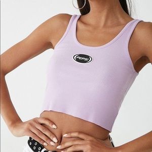 Purple pepsi tank top